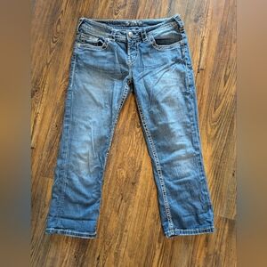 Silver Capri Blue Denim
